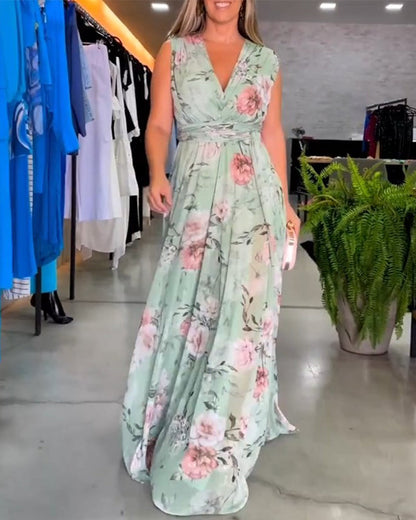 Evelyn™ | Floral Maxi Dress