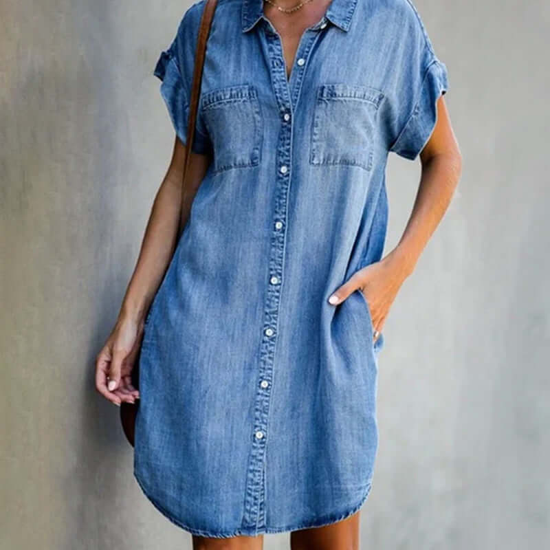 Jeanne™️ | Denim Dress