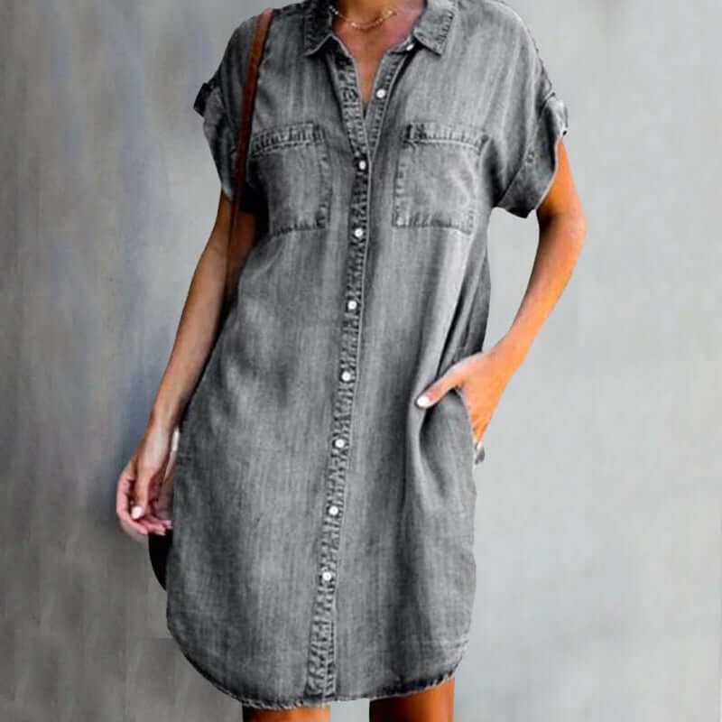 Jeanne™️ | Denim Dress