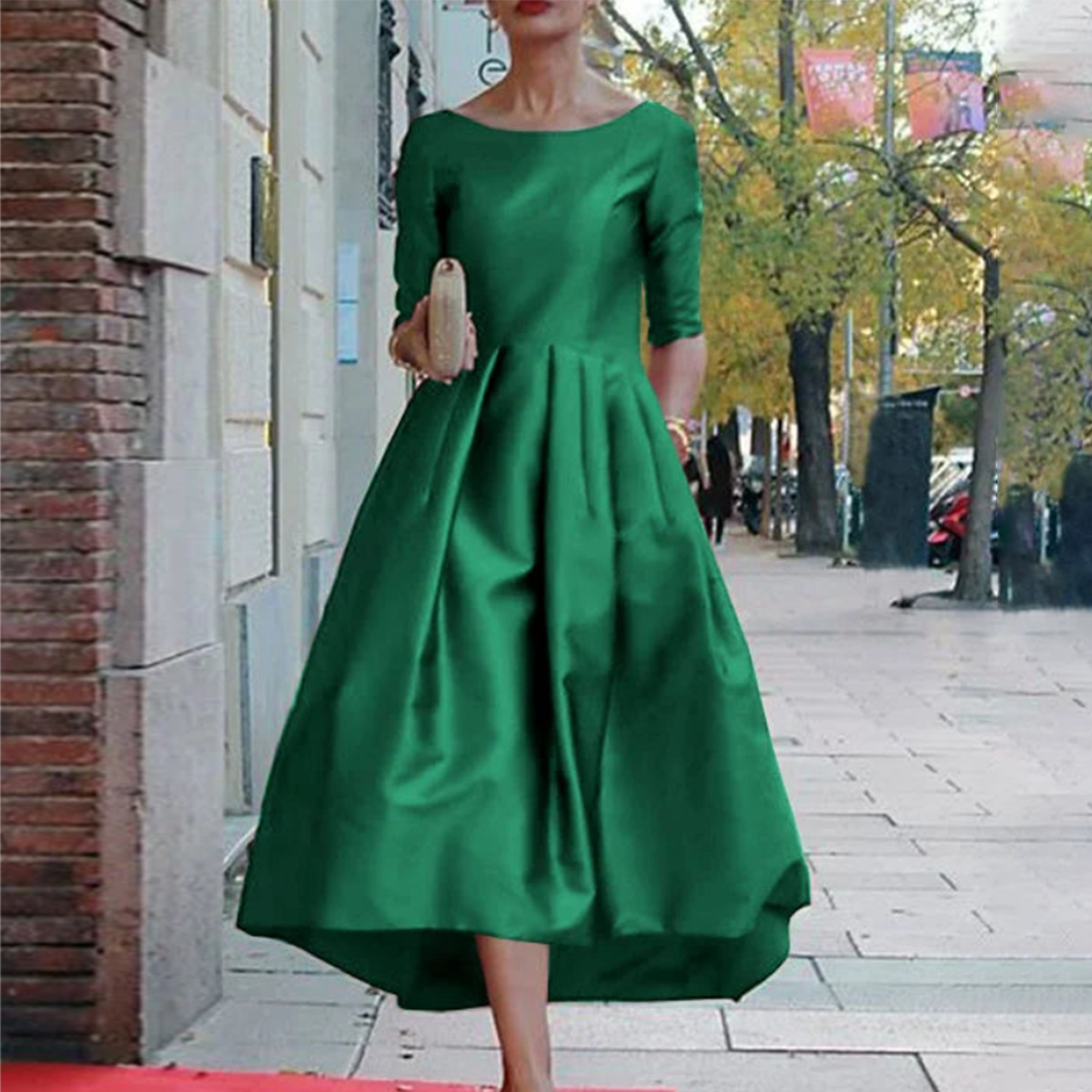 Liana™ | Green Midi Dress