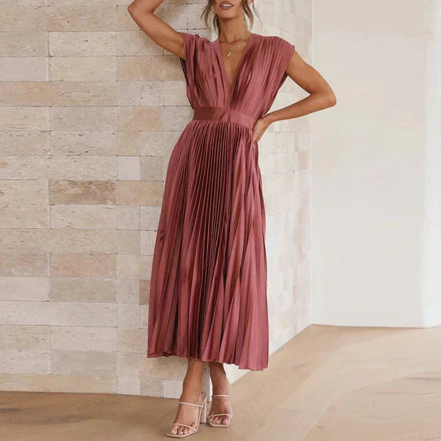 Allison™ | Silk Maxi Dress