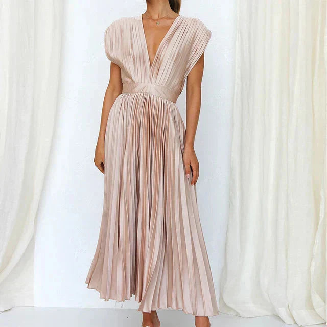 Allison™ | Silk Maxi Dress