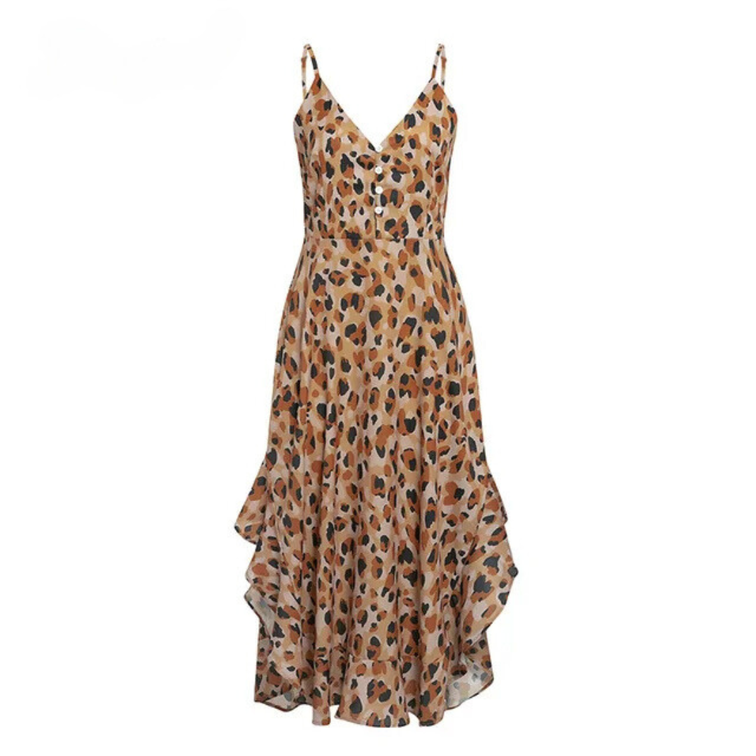 Lena™ | Leopard Maxi Dress