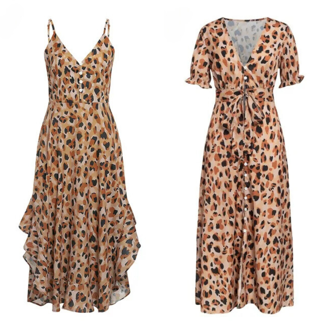 Lena™ | Leopard Maxi Dress